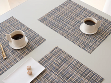 Load image into Gallery viewer, Basketweave Rectangular Placemat- Coast