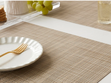 Load image into Gallery viewer, Mini Basketweave Rectangle Placemat- Linen