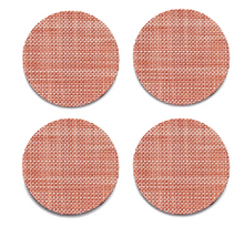 Load image into Gallery viewer, Mini Basketweave Clay Coasters (Set of 4)