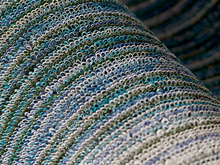 Load image into Gallery viewer, Fade Stripe Shag Mat Lagoon