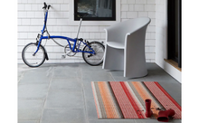 Load image into Gallery viewer, Pop Stripe Shag Big Mat Paprika