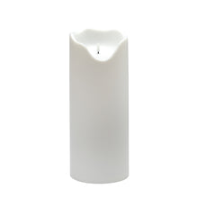 Load image into Gallery viewer, Indoor/Outdoor Wavy Edge Basic Candle - White