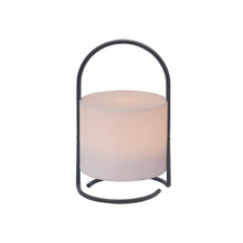 Load image into Gallery viewer, Gray Flameless Outdoor Lantern Candle