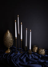 Load image into Gallery viewer, Old Brass Candle Holders