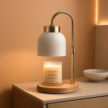 Load image into Gallery viewer, Adjustable Candle Warmer Lamp With Programmable Dimmer: White