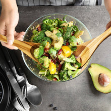 Load image into Gallery viewer, Rock & Branch® Olive Wood Salad Serving Set
