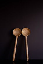 Load image into Gallery viewer, Set of 2 Mango Wood Serving Spoons