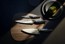 Load image into Gallery viewer, WMF Chef`s Edition Damasteel, 3-pcs Knife Set