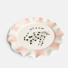 Load image into Gallery viewer, Meow Dotty Cat Plate