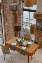 Load image into Gallery viewer, Olive Green Linen Table Runner