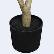 Load image into Gallery viewer, Artificial Olive Tree in Black Plastic Pot, 1pc/set: 7'