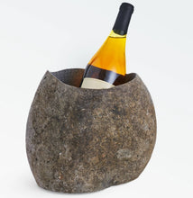 Load image into Gallery viewer, Stoneshard Carved Riverstone Wine Bucket