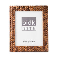 Load image into Gallery viewer, Brown Criss Cross Picture Frames