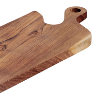 Load image into Gallery viewer, Chiku™ Carved Teak Cutting Board Paddle