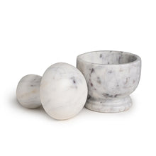 Load image into Gallery viewer, White Marble Mushroom Grinder