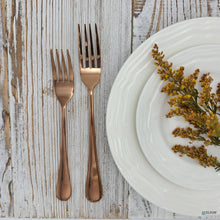 Load image into Gallery viewer, 20 Piece Rose Gold Flatware Set