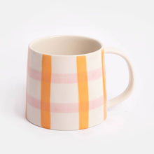 Load image into Gallery viewer, Orange/Pink Striped Mug