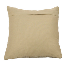 Load image into Gallery viewer, Woven Cotton Chenille Jacquard Pillow in Taupe