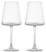 Load image into Gallery viewer, Empire Wine Glasses Clear – Set of 2