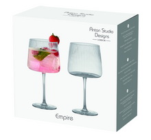 Load image into Gallery viewer, Empire Gin Glasses Clear – Set of 2