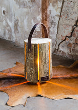 Load image into Gallery viewer, Medium Wood Light - Ash Wood with Leather Handle