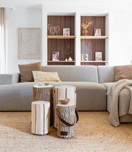 Load image into Gallery viewer, Medium Wood Light - Ash Wood with Leather Handle