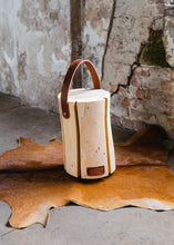 Load image into Gallery viewer, Medium Wood Light - Cherry Wood with Leather Handle