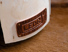 Load image into Gallery viewer, Medium Wood Light - Cherry Wood with Leather Handle