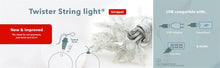 Load image into Gallery viewer, Cotton String Lights- White