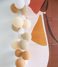 Load image into Gallery viewer, Cotton String Lights- Creamy