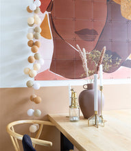 Load image into Gallery viewer, Cotton String Lights- Creamy