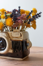 Load image into Gallery viewer, Ceramic Camera Planter