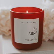 Load image into Gallery viewer, Be Mine Soy Candle - Red Matte Jar - 15 oz