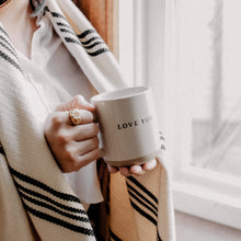 Load image into Gallery viewer, Love You 14oz. Stoneware Coffee Mug