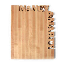 Load image into Gallery viewer, Words with Boards Personalized Cutting Board ~ Top & Side