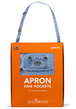 Load image into Gallery viewer, 5 Pocket Apron - Slim Fit Washed Indigo