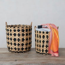 Load image into Gallery viewer, Woven Water Hyacinth Baskets w/ Handles