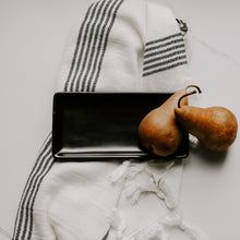 Load image into Gallery viewer, Black Stoneware Tray