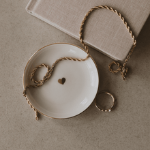 Load image into Gallery viewer, Gold Heart Jewelry Dish