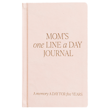 Load image into Gallery viewer, Mom's One Line A Day Leather Journal