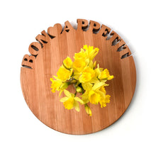 Load image into Gallery viewer, Words with Boards Personalized Round Cutting Board