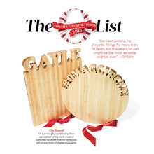 Load image into Gallery viewer, Words with Boards Personalized Round Cutting Board