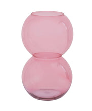 Load image into Gallery viewer, Vase Recyled Glass Bulb Branded Apricot
