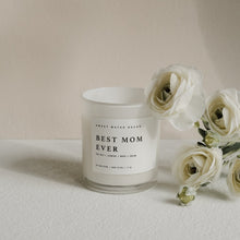Load image into Gallery viewer, Best Mom Ever! Soy Candle - White Jar - 11 oz (Spa Day)