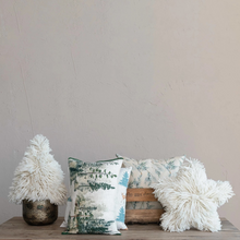 Load image into Gallery viewer, Cotton Printed Lumbar Pillow w/ Trees