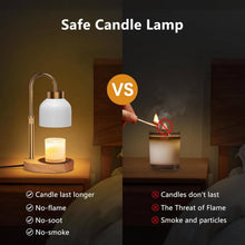 Load image into Gallery viewer, Adjustable Candle Warmer Lamp With Programmable Dimmer: White