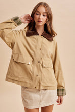 Load image into Gallery viewer, Cotton Barn Jacket – Sandy Beige