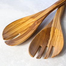 Load image into Gallery viewer, Rock & Branch® Olive Wood Salad Serving Set