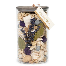 Load image into Gallery viewer, Amber Lavender Potpourri Jar