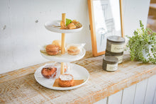 Load image into Gallery viewer, Serving Stand - Steel + Wood